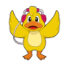 Duck Headphone Music