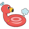 Matelas pneumatique Flamingo