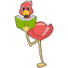Flamingo Nerd Book