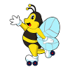 Bee Roller Skating Roller Skates