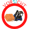 Vorsicht Gabelstapler