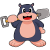 Mole Miner Shovel Mining