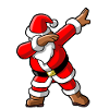Santa claus dabbing
