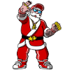 Santa Claus hipster