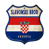 Slavonski Brod Croatie Drapeaux Armoiries