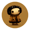 Poupée chiffon Klimt