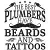 Plumbing Plumber Beard Tattoo