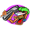 Rat fink Harmonica Style