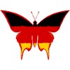 Allemagne Flag Papillon