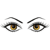 braune Augen