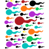 Kaulquappen bunt