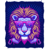 Löwe mit Sonnenbrille