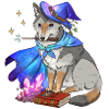 Magischer Wolf