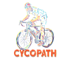 Retro-rennradfahrer Cycopath-radfahrer