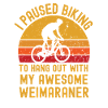 Cyclisme et Weimaraner