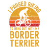 Cycling and Border Terriers