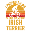 Cycling and Irish Terriers