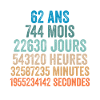62 Ans Anniversaire - cadeau d'anniversaire