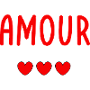 T-shirt Amour