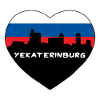 Yekaterinburg Russia Flag Skyline Travel Souvenir