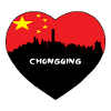Flaggen-Skyline-Reise-Andenken Chongqings China