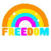 freedom Rainbow LGBTQ