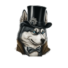 Dog Siberian Husky Dog motif
