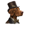 Motif de chien Vizsla