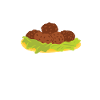 Funny falafel design