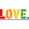 Rainbow shirt love