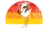 Cadeau d’oiseau grue