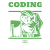 Développeur Coder Programmeur Squelette
