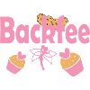 Backfee motif with cookies and fairy