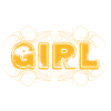 GIRL lettering