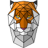 Polygonal tiger