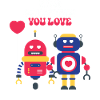 Find something heart robots love