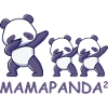 Schwanger werdene Mutter Zwillinge Panda