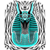 Blue Egyptian Pharaoh