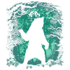 Wütender Bär im Wald