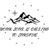 Kompass-Starburst-Kreis