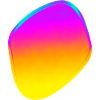 Bunte abstrackte Form