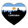 Cordoba Argentina Flag Skyline Travel Souvenir