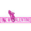 bike my valentine. valentine design for cyclist