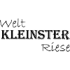 Weltkleinster Riese - Schriftzug