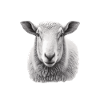 Sheep portrait