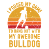 Football and Bulldog