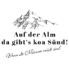 Auf der Alm Spruch Bergwitz