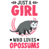 Opossum Girl Possum Possum