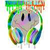 Music, Turn-Up-The-Beat, Headphones, Skull