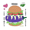 Vegan Burger Poster
